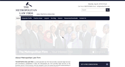 Desktop Screenshot of metlawfirm.com